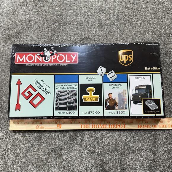 Hasbro Monopoly United Parcel Service UPS First Edition BRAND NEW SEALED - Picture 1 of 12